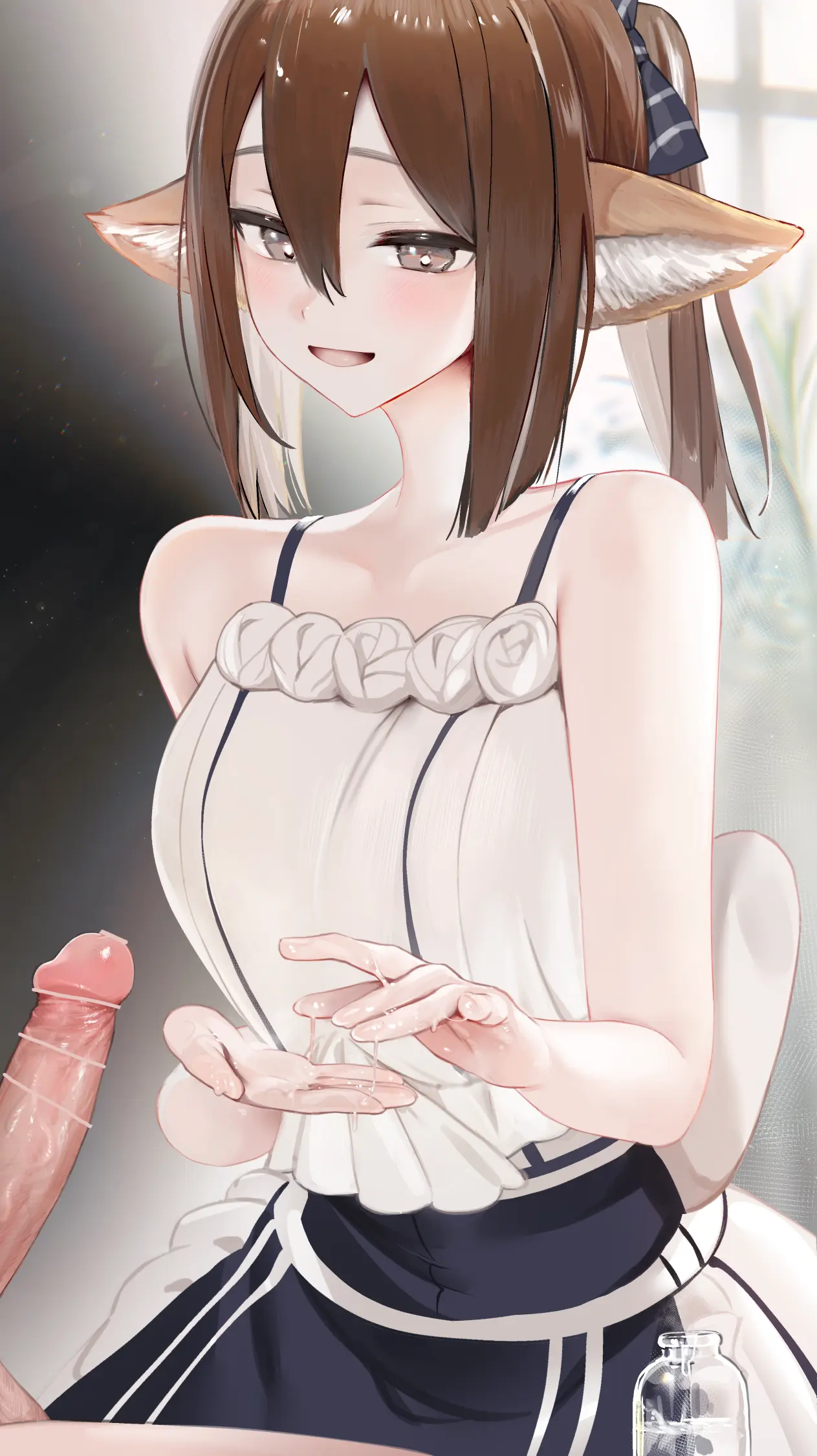 Lena Onee-San No Takumi Na Oil Tekoki | 퍼퓨머 레나 누나의 능숙한 오일 대딸